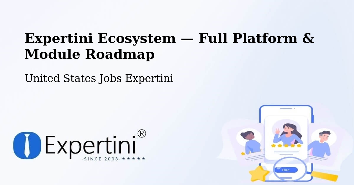 Expertini Ecosystem — Full Platform & Module Roadmap – Wethersfield